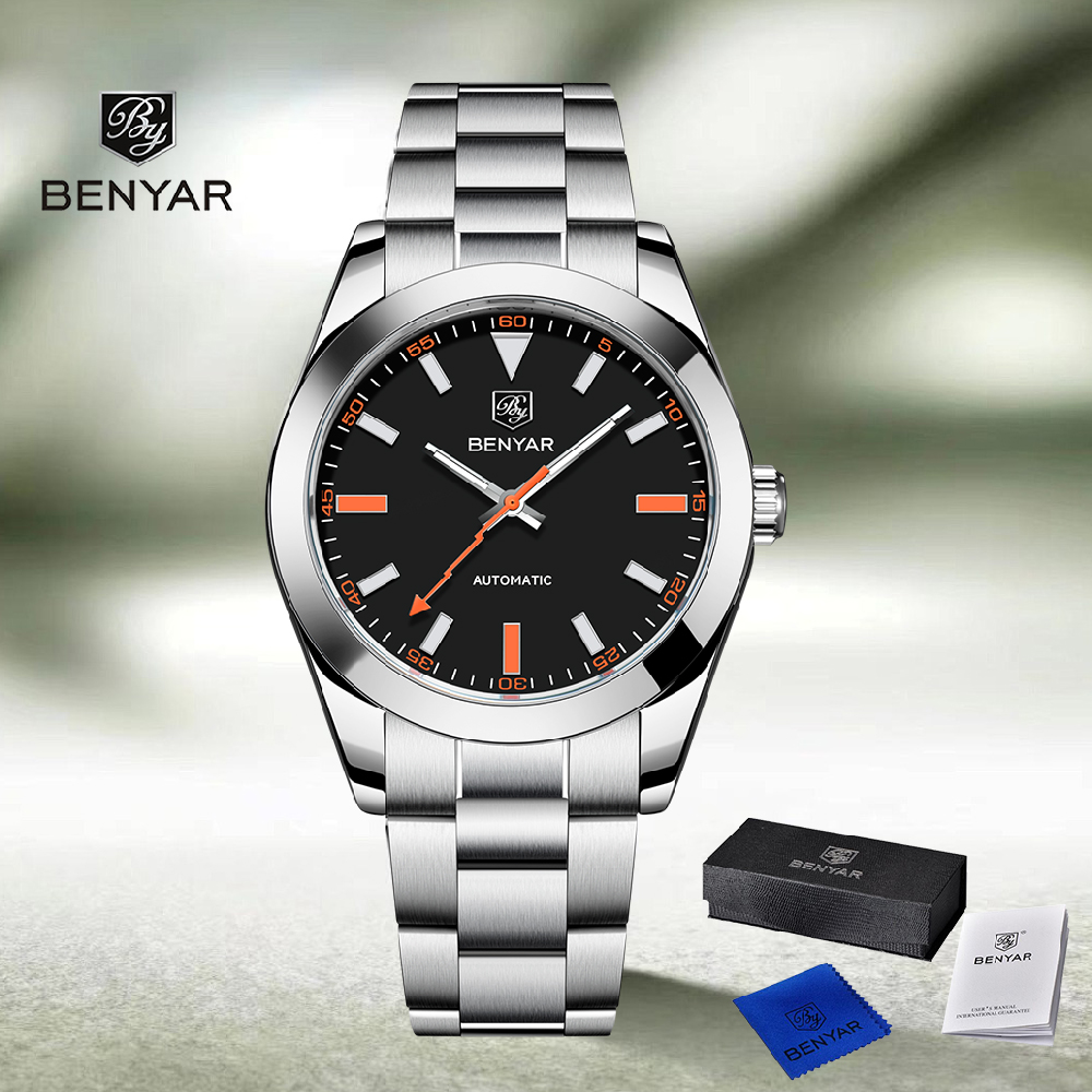 2026 New BENYAR DESIGN Brand F - огляд і ціна Mens Mechanical Watch