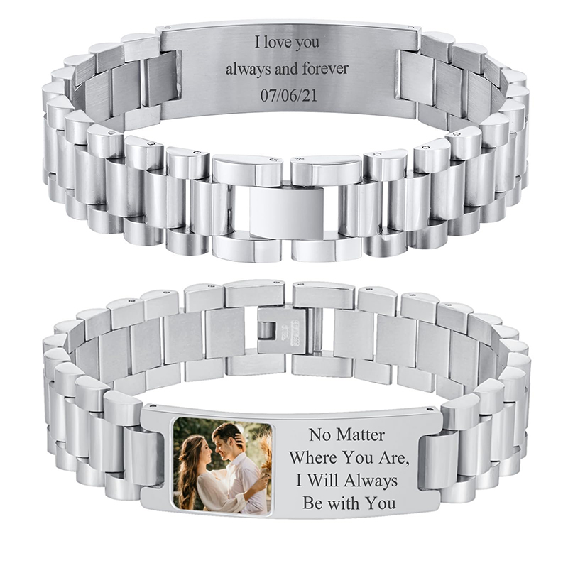 Custom Picture Text Bracelet W - огляд і ціна Jewelry Clasp Watches