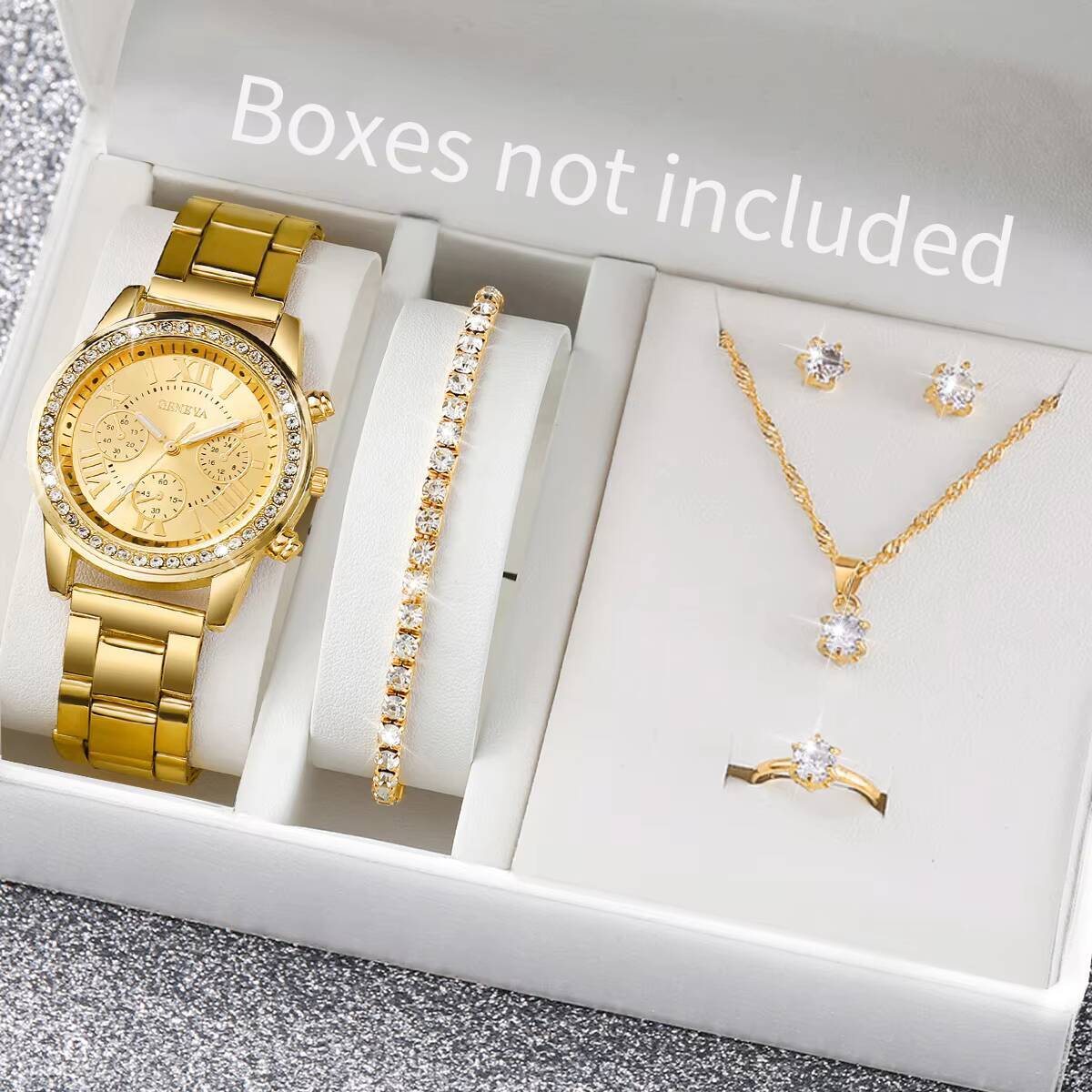 6PCS/Set Fashion Rhinestone Wo - огляд і ціна Jewelry Clasp Watches