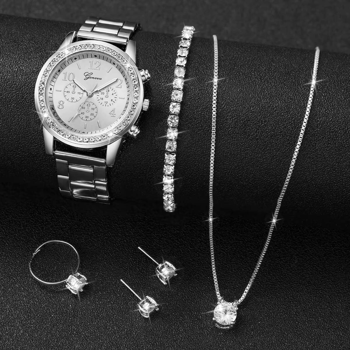 6PCS/Set Fashion Rhinestone Wo - огляд і ціна Jewelry Clasp Watches