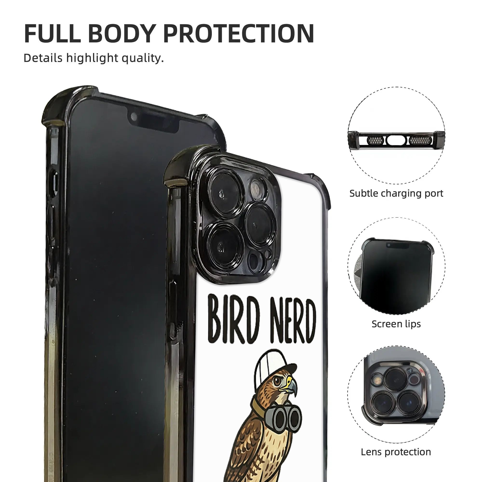 Funny Bird Nerd Watching Red T - огляд і ціна Watches & Jewelry Tsukiu