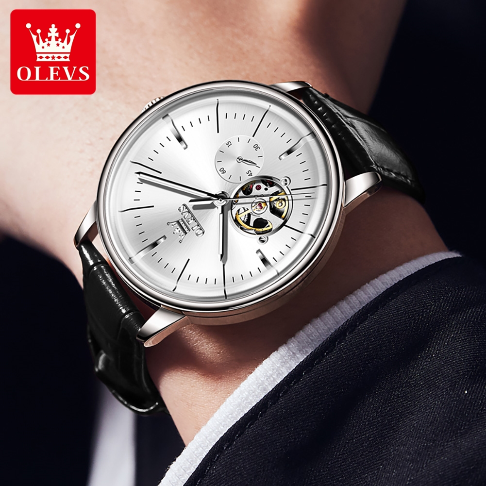 OLEVS 6708 Fashion Men's Watch - огляд і ціна Mens Mechanical Watch