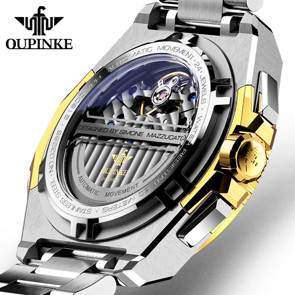 OUPINKE Men's Watches Top Bran - огляд і ціна Mens Mechanical Watch