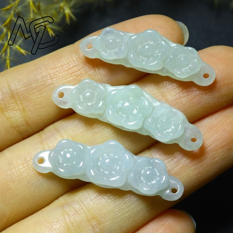 1pc Natural Jadeite Emerald Fl - огляд і ціна Luxury Gifts Jewelry & Watches Namfleg Mostar
