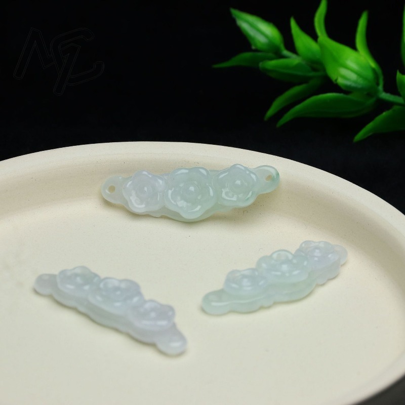 1pc Natural Jadeite Emerald Fl - огляд і ціна Luxury Gifts Jewelry & Watches Namfleg Mostar