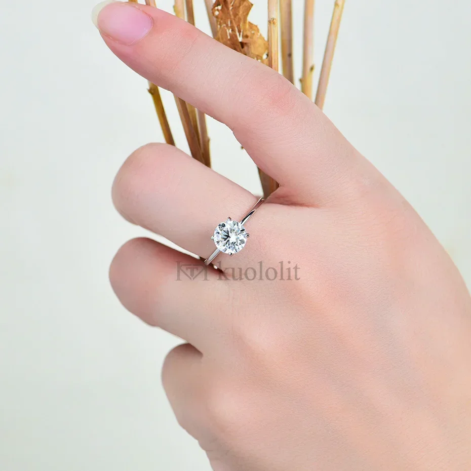 1CT‑2CT Round Cut 8.0mm D Colo - огляд і ціна Luxury Gifts Jewelry & Watches Namfleg Mostar