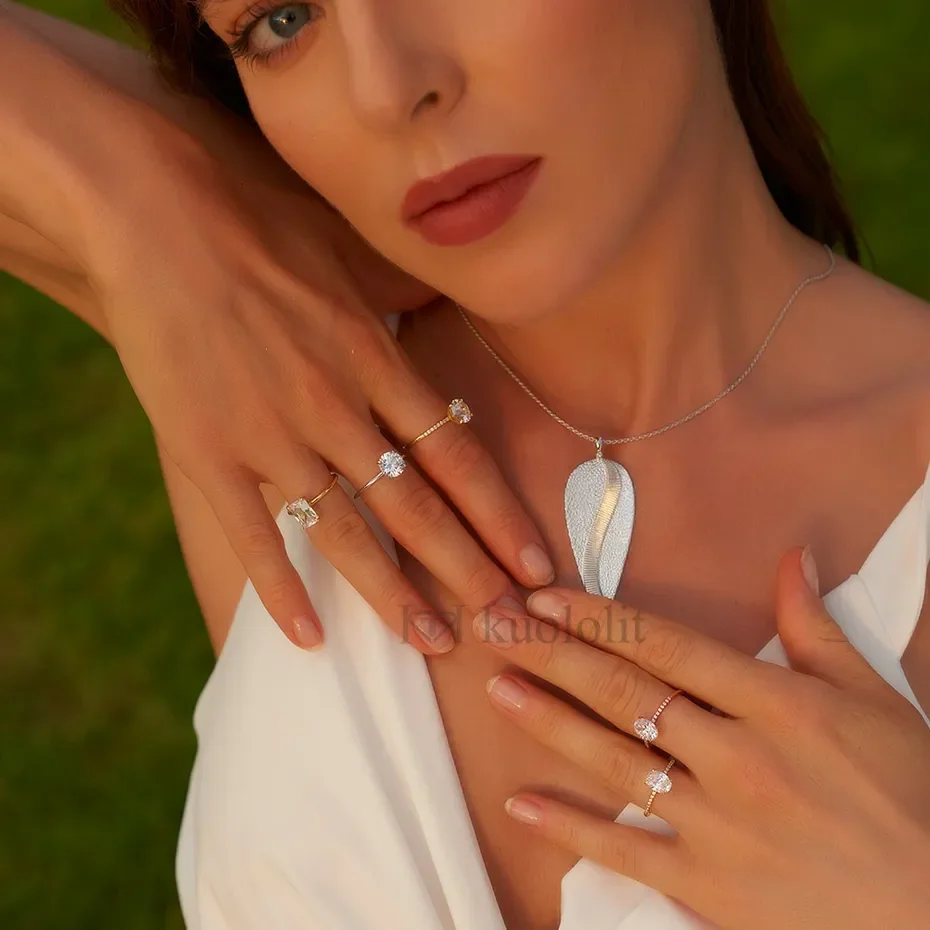 1CT‑2CT Round Cut 8.0mm D Colo - огляд і ціна Luxury Gifts Jewelry & Watches Namfleg Mostar