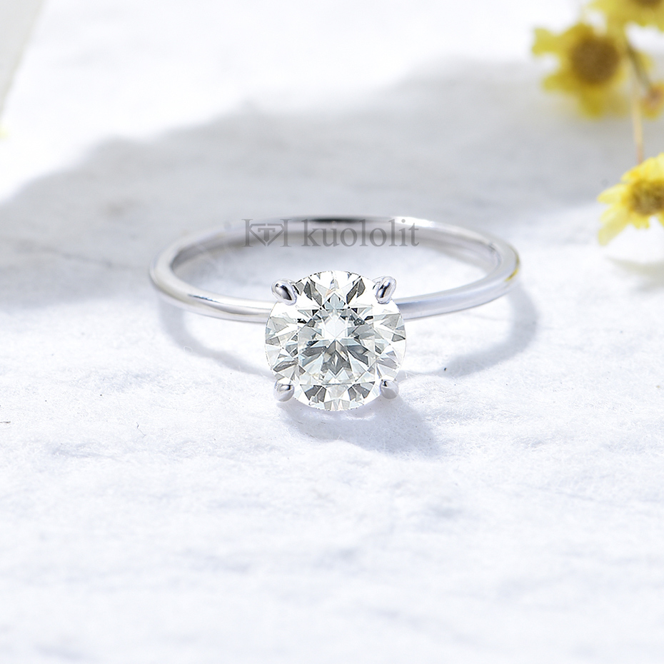 1CT‑2CT Round Cut 8.0mm D Colo - огляд і ціна Luxury Gifts Jewelry & Watches Namfleg Mostar
