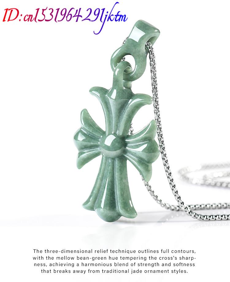 Natural Burmese Jadeite Cross  - огляд і ціна Luxury Gifts Jewelry & Watches Namfleg Mostar