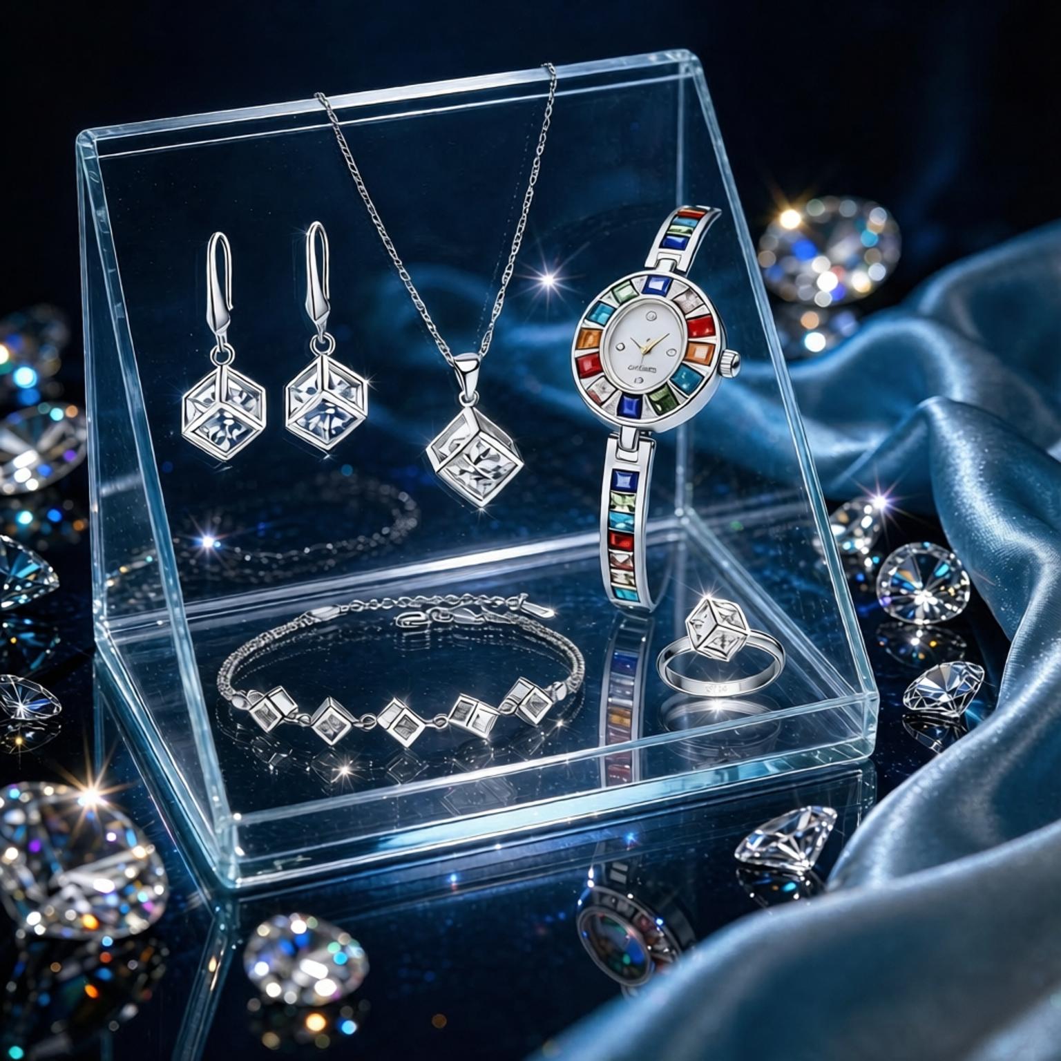 Luxury 925 Sterling Silver Geo - огляд і ціна Best Jewelry Watches For Women