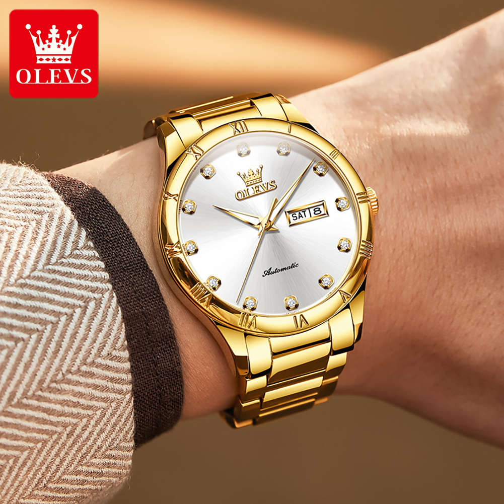 OLEVS Men's Watches Luxury Cas - огляд і ціна Mens Mechanical Watch