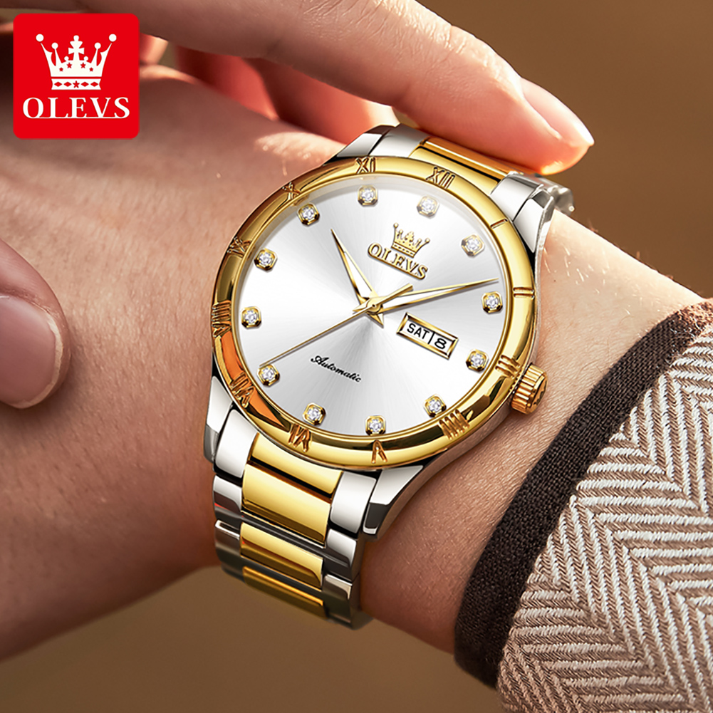 OLEVS Men's Watches Luxury Cas - огляд і ціна Mens Mechanical Watch