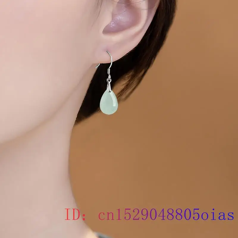 Burmese Jade Water Drop Earrin - огляд і ціна Luxury Gifts Jewelry & Watches Namfleg Mostar