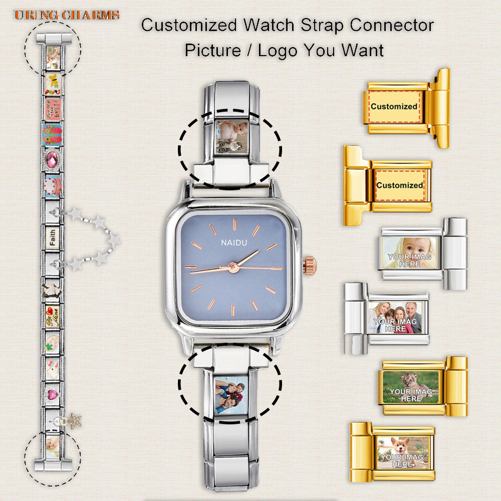 1 pair Picture Logo Customized - огляд і ціна Jewelry Watches Women