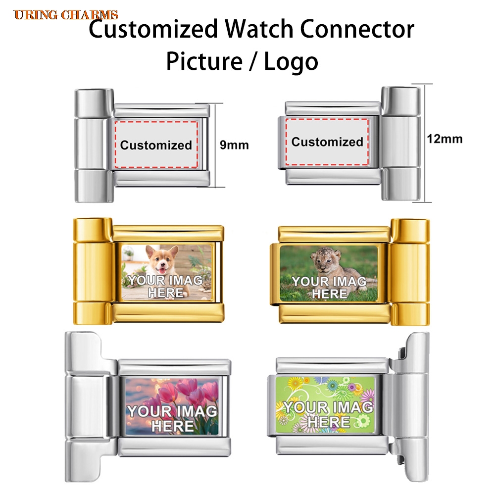 1 pair Picture Logo Customized - огляд і ціна Jewelry Watches Women