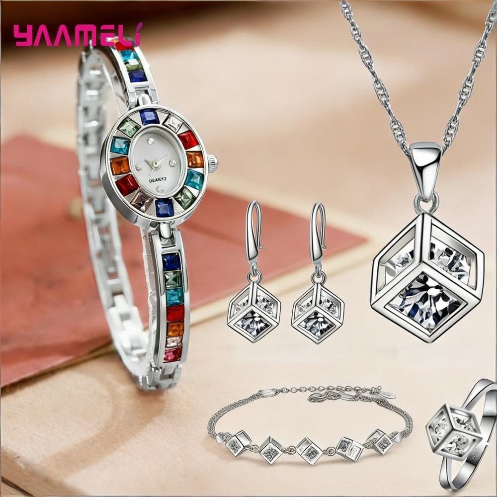 Luxuriou 925 Sterling Silver G - огляд і ціна Best Jewelry Watches For Women