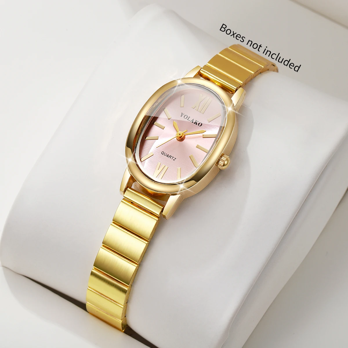 Elegant Pink Dial Women Watch  - огляд і ціна Jewelry Watches Women