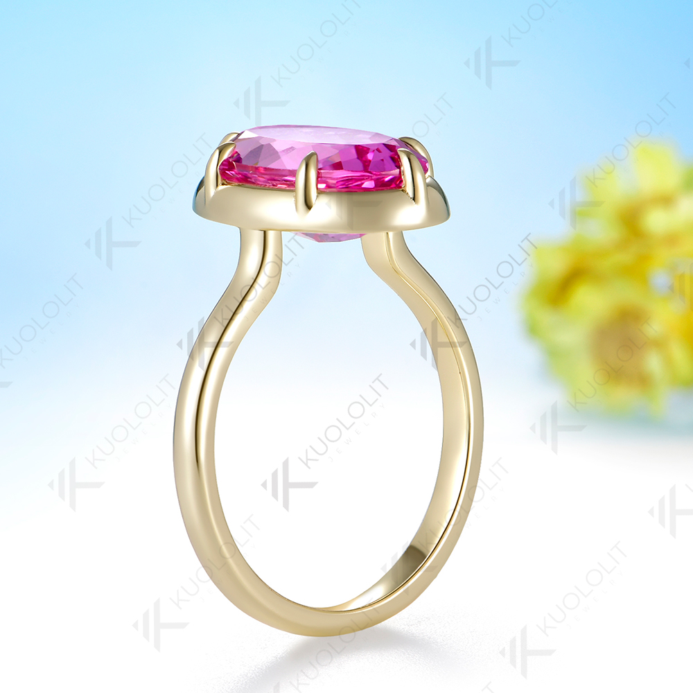 5.5CT Pear Cut Lab‑Grown Pink  - огляд і ціна Luxury Gifts Jewelry & Watches Namfleg Mostar